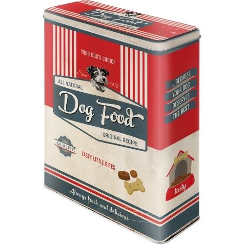 30326 Puszka XL PfotenSchild - Dog Food Nostalgic-Art Merchandising