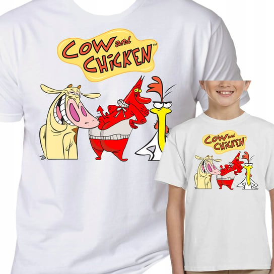 3046 Koszulka Cow & Chicken Krowa Kurczak 104 Inna marka