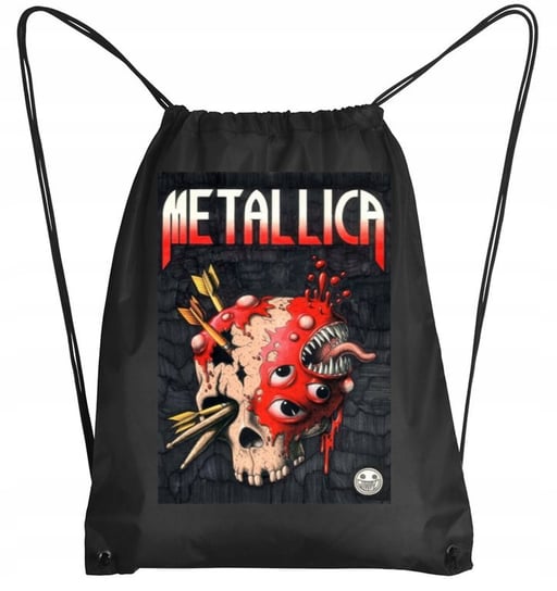 3068 Plecak Worek Szkolny Metallica Metal Prezent Inna marka