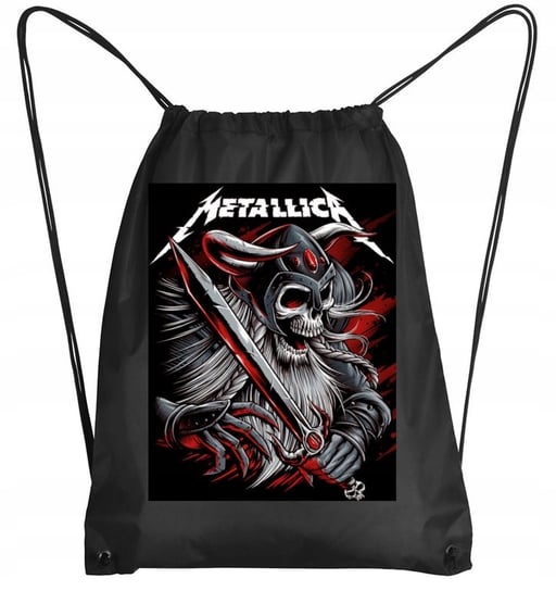 3073 Plecak Worek Szkolny Metallica Metal Prezent Inna marka