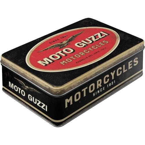 30751 Puszka Płaska Moto Guzzi-Logo Nostalgic-Art Merchandising