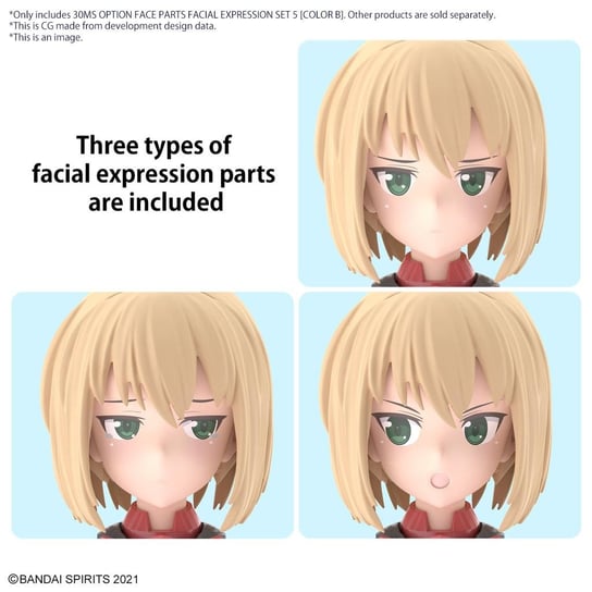 30ms - option face parts facial expression set 5 (color b) - model kit Inna marka