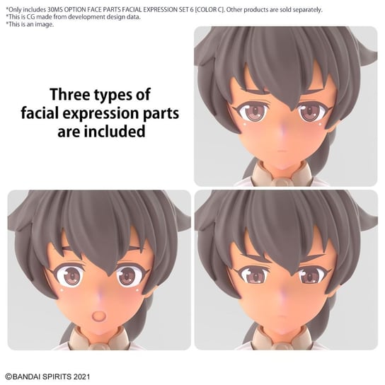 30ms - option face parts facial expression set 6 (color c) - model kit Inna marka