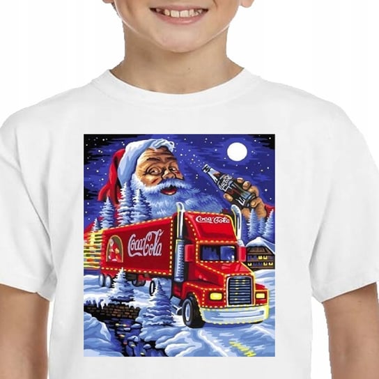 3146 Koszulka Świąteczna Coca-Cola Mikołaj Tir 104 Inna marka