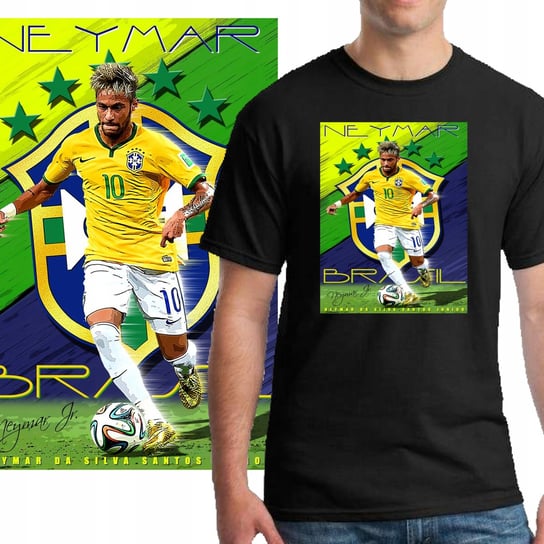 3178 Koszulka Neymar Brazylia Psg 10 Czarna M Inna marka