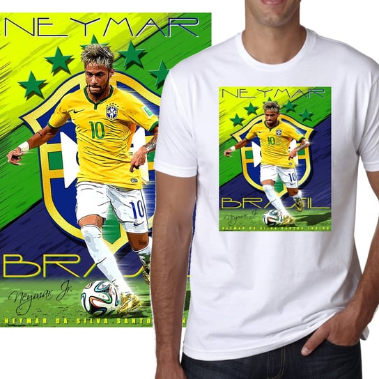 3178 Neymar Brazylia Psg Koszulka Męska 10 L Inna marka