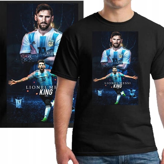 3180 Koszulka Messi Argentyna Prezent Czarna M Inna marka