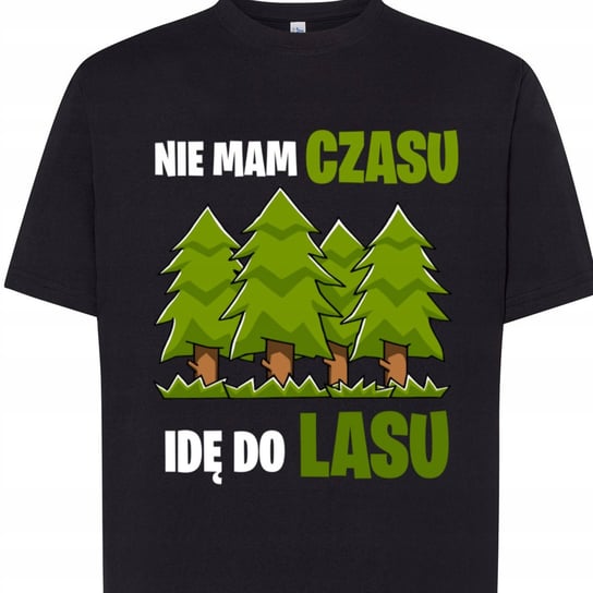 3224 Koszulka Idę Do Lasu Natura Góry Xl Czarna Inna marka