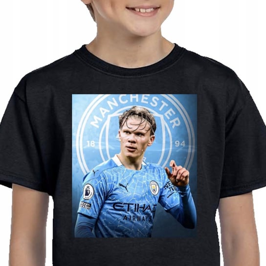 3244 Koszulka Haaland Manchester City 104 Czarna Inna marka