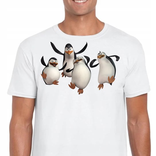 3261 Koszulka Pingwiny Z Madagaskaru Julian Xxl Inna marka