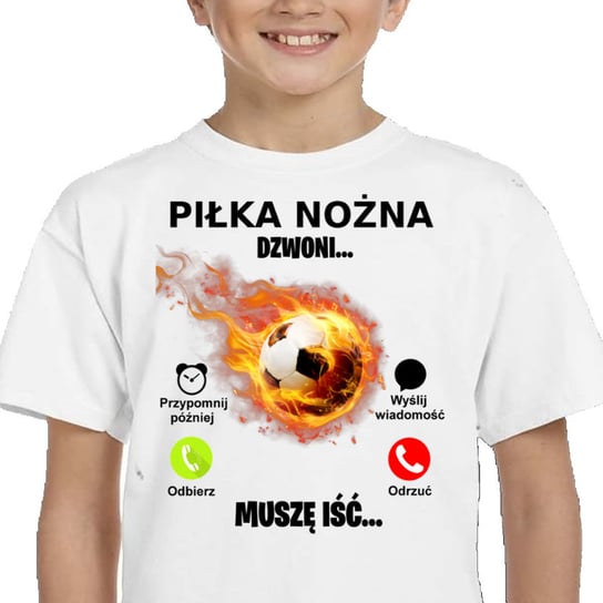 3285 Piłkarska Koszulka Piłka Nożna Dzwoni 140 Inna marka
