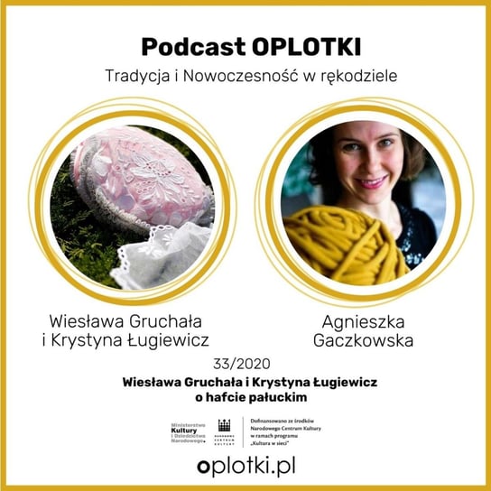 33_2020 Wiesława Gruchała i Krystyna Ługiewicz o hafcie pałuckim - podcast Gaczkowska Agnieszka