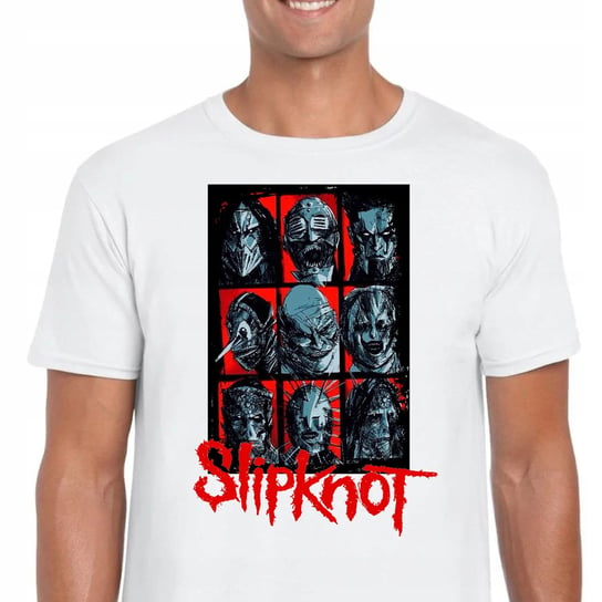 3348 Koszulka Slipknot Heavy Metal Rock Horror M Inna marka