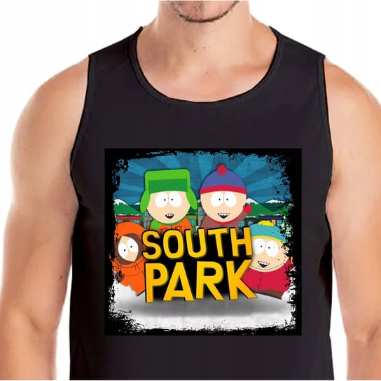 3354 TANK KOSZULKA CARTMAN Miasteczko South Park XL CZARNA Inna marka
