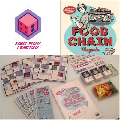#34 Food Chain Magnate recenzja - Ten w którym przegrałeś, już na etapie rozkładania gry... - Kości, Piony i Bastiony - podcast Opracowanie zbiorowe
