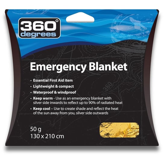 360 Degrees, Koc ratunkowy, Emergency Blanket 360EMBL/UNI 360 Degrees