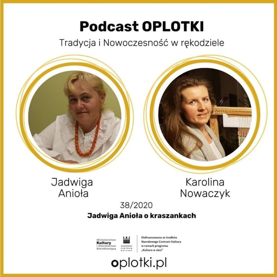 #38 Jadwiga Anioła o kraszankach - 2020 - Oplotki - biznes przy rękodziele - podcast Gaczkowska Agnieszka