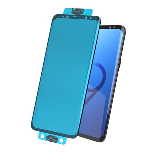 3D Edge Nano Flexi Glass folia szklana szkło hartowane na cały ekran z ramką Samsung Galaxy S20 czarny (in-display fingerprint sensor friendly) Hurtel