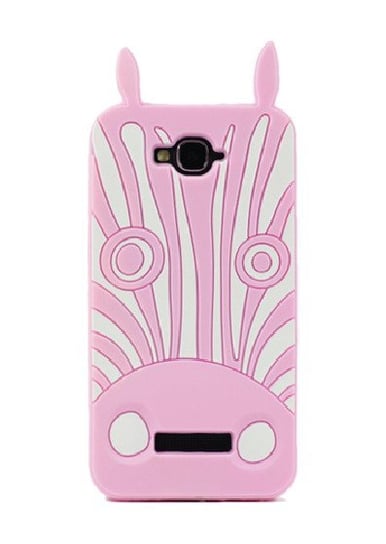 3D Zebra Alcatel Pop C7 Różowy Bestphone