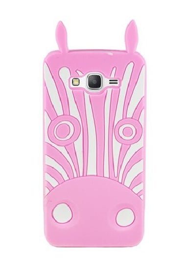 3D Zebra Samsung Galaxy Grand Prime Różowy Bestphone