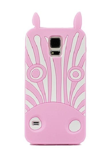 3D Zebra Samsung Galaxy S5 Różowy Bestphone