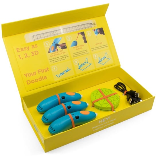 3Doodler Start, zestaw edukacyjny, 12 długopisów z akcesoriami 3DOODLER