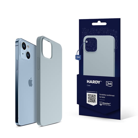 3MK, Etui na telefon Apple iPhone 15 Hardy Silicone MagCase, Blue 3MK