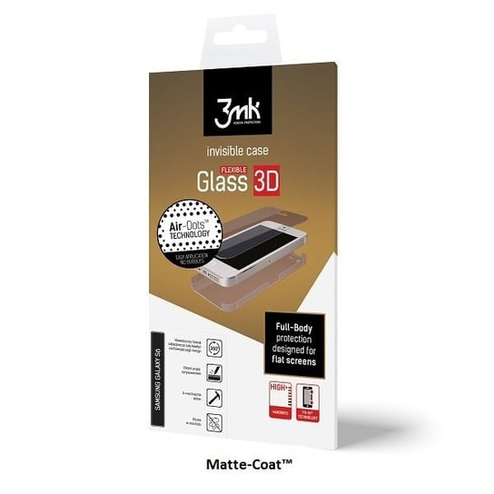 3MK FlexibleGlass 3D iPhone SE 2020 / iPhone 8 / iPhone 7 Szkło Hybrydowe+Folia Matte 3MK