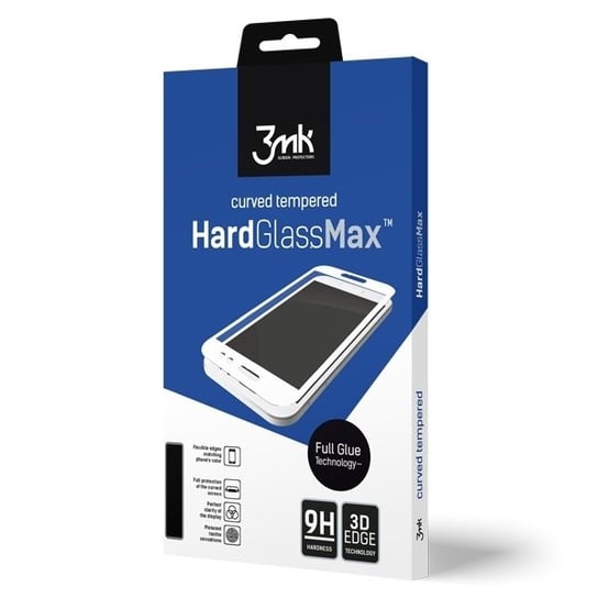 3MK Hard Glass Max FullGlue Sam G955 S8 Plus czarny/black, FullScreen Glass FullGlue 3MK
