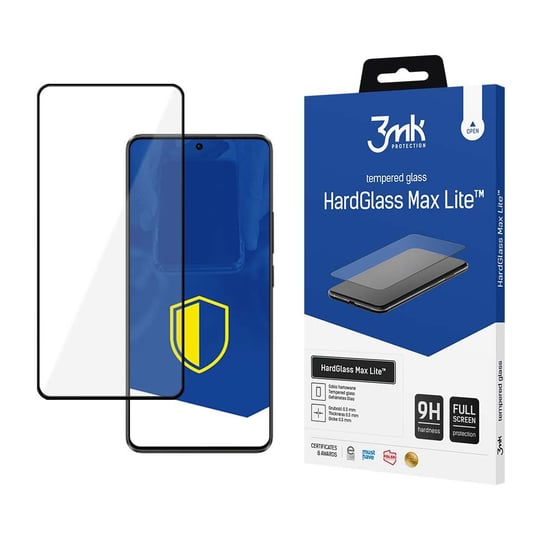 3mk, Hardglass Max Lite™, Szkło Ochronne Na Ekran Do Poco X6 Pro 5g 3MK