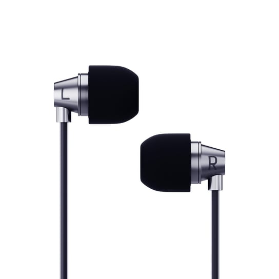 3mk, Słuchawki przewodowe Wired Earphones Jack 3,5 mm, czarny 3MK