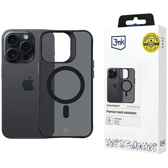 3MK Smoke MagCase iPhone 15 Pro Max 6.7" Inna marka