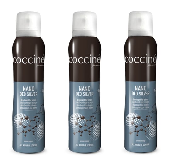 3x coccine nano deo silver dezodorant do obuwia 150 ml Coccine