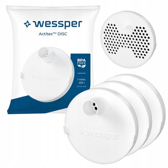 3x Dysk Wessper Actitex Disc do butelka tritanowa na wodę Wessper i innych Wessper