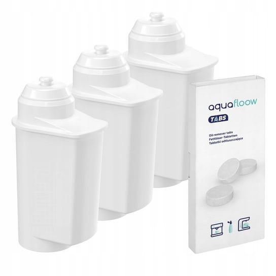 3X  Filtr + tabletki do ekspresu Siemens EQ.3 EQ.6 EQ9 - zamiennik AquaFloow Aquafloow