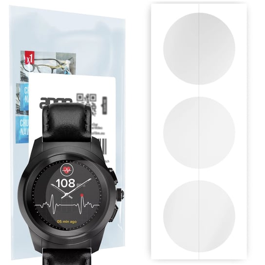 3x Folia hydrożelowa do MyKronoz ZeTime Premium Petite - apgo Smartwatch Hydrogel Protection Ochrona na ekran smartwatcha apgo