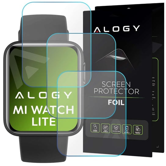3x Folia hydrożelowa ochronna na ekran Alogy Hydrogel do Xiaomi Mi Watch Lite 4kom.pl