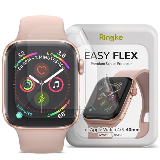 3x Folia Ochronna Ringke Easy Flex do Apple Watch 4 / 5 / 6 / SE 40mm Ringke