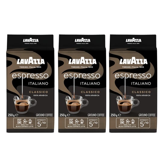 3x Kawa mielona LAVAZZA Caffe Espresso 250 g Lavazza