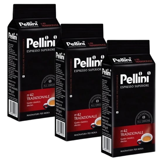 3x Kawa mielona PELLINI espresso n'42 Tradizionale 250g Pellini