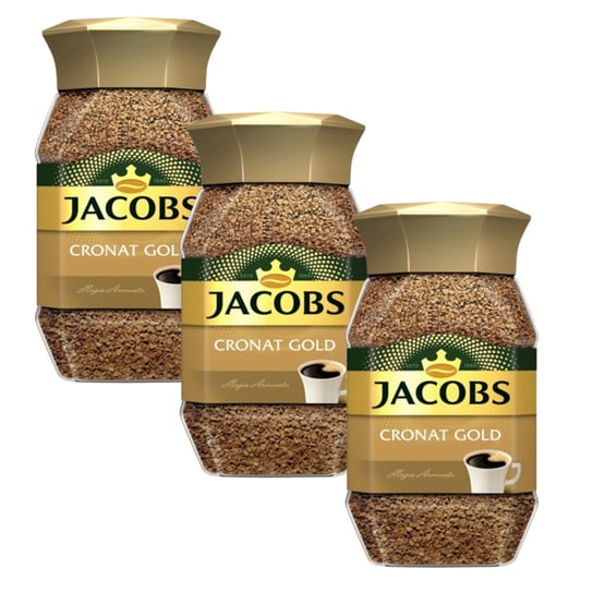 3x Kawa rozpuszczalna JACOBS Cronat Gold 200g Jacobs