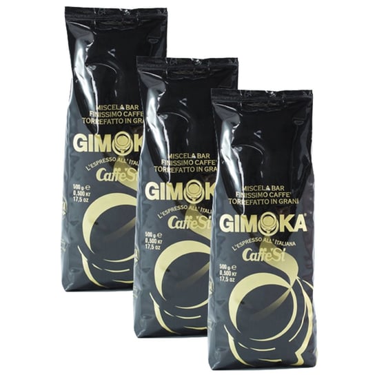 3x Kawa ziarnista GIMOKA Caffe Si Nero 500 g Gimoka