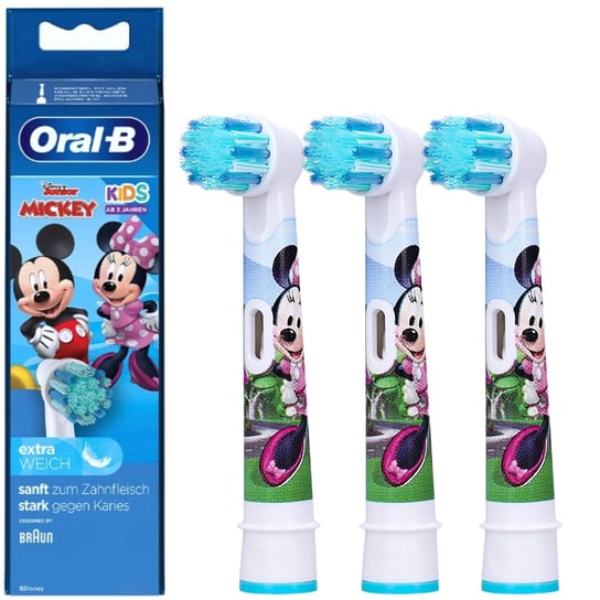 3X Końcówka Oral-B Kids Myszka Miki Dla Dzieci Oral-B