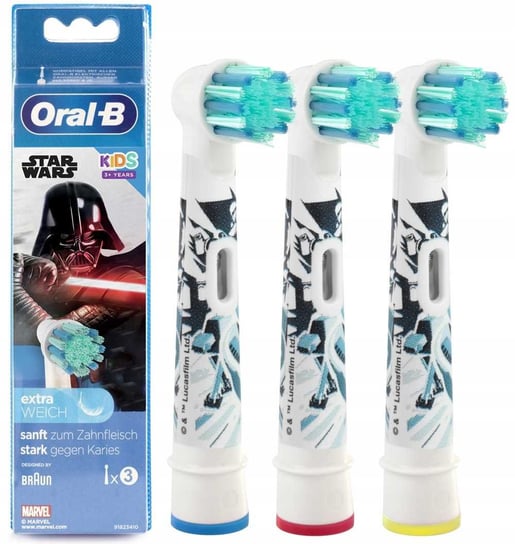 3X Końcówki Oral-B Star Wars Dla Dzieci Braun Oral-B