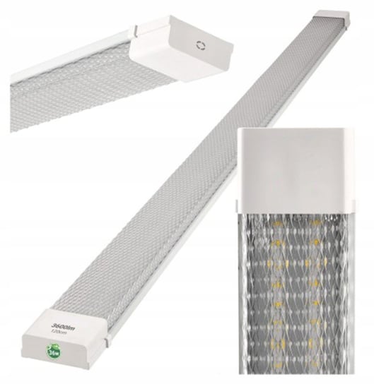 3x Lampa LED Panel Oprawa Natynkowa Belka 120cm 36W NNLED