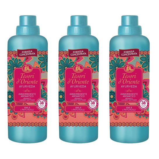 3x Płyn do płukania TESORI D'ORIENTE Ayurveda 38 płukań 760 ml TESORI D'ORIENTE