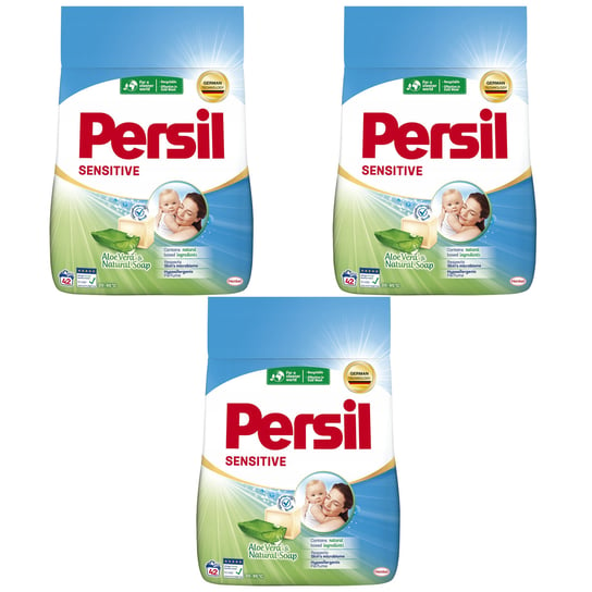 3x Proszek do prania białego PERSIL Sensitive 42 prania 2,52 kg Persil