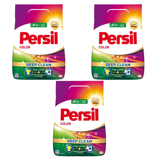 3x Proszek do prania koloru PERSIL Deep Clean 42 prania 2,52 kg Persil