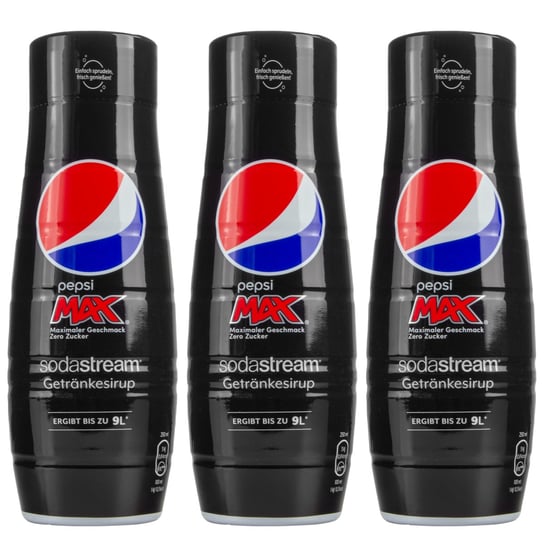 3x Syrop do SodaStream Pepsi Max Bez Cukru 440 ml SodaStream