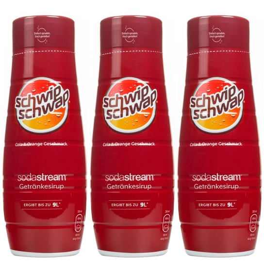 3x Syrop do SodaStream Schwip Schwap Cola Orange SodaStream